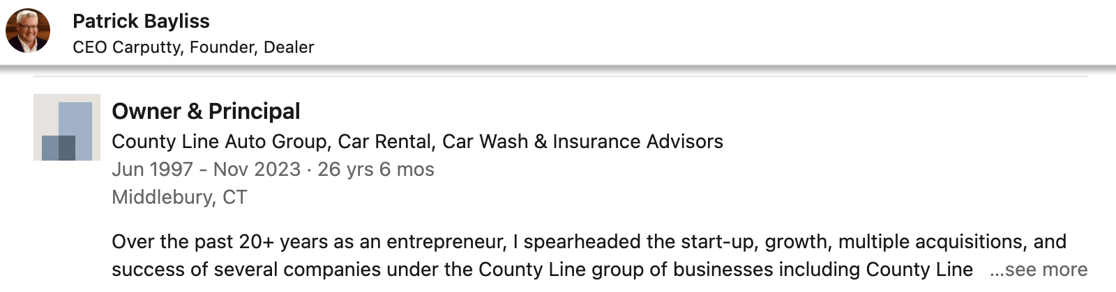 Who is the CEO of Carputty?
