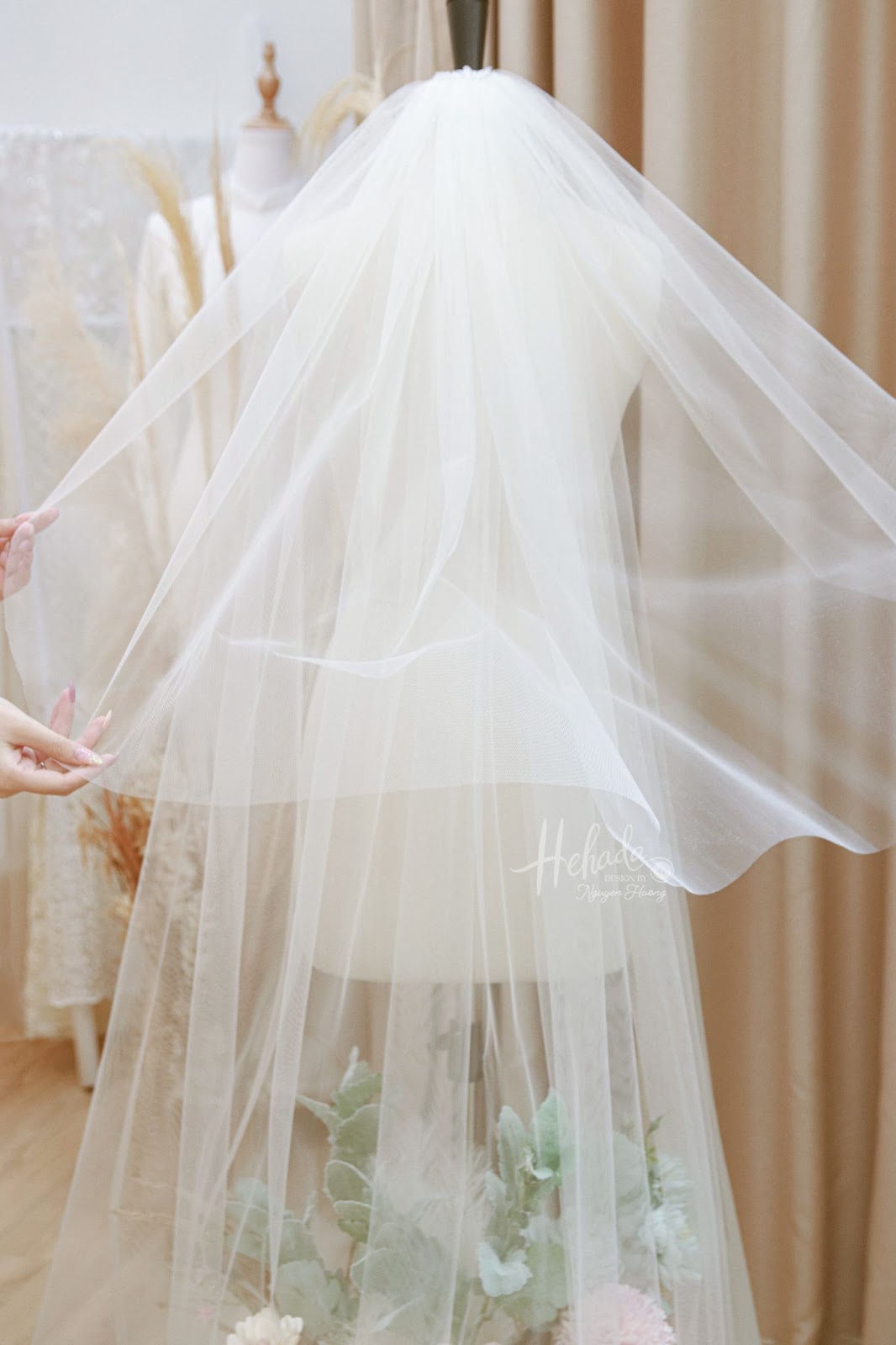 Chất liệu voan cưới cho nàng