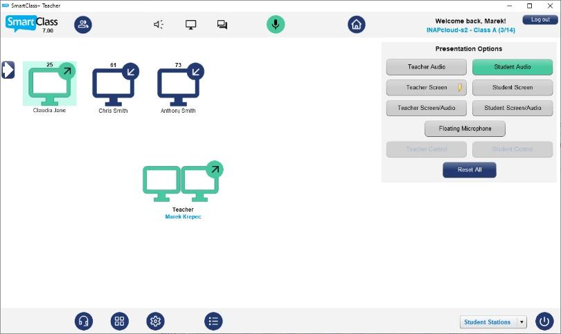 Current Language Lab User Interface