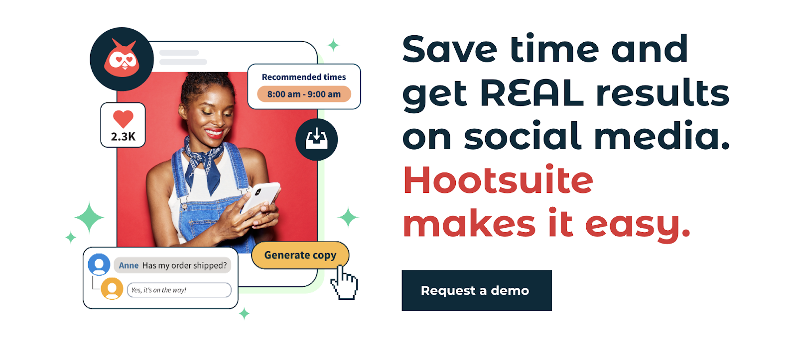 Screenshot of Hootsuite tool
