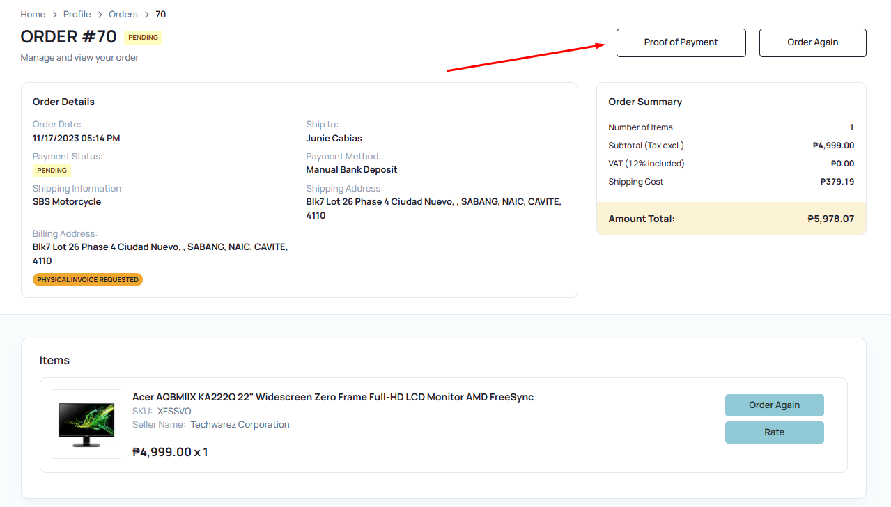how to track orders shoppable