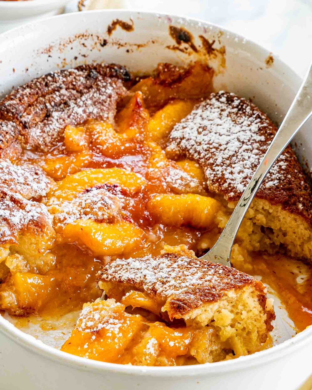 Peach cobbler is a classic Southern dessert that has a rich history in American cuisine