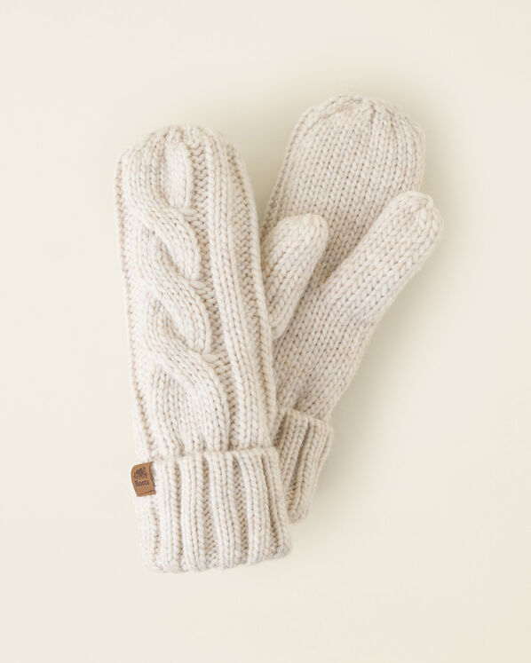 Stay warm in style with our Roots Olivia Cable Mittens. Featuring a chunky cable knit design crafted from a cozy acrylic blend, these mittens offer exceptional comfort. Lined with soft fleece for added warmth, they are also made from recycled materials, embodying our commitment to sustainability. Complete with ribbed detailing at the wrist for a snug fit.

Winter Fashion Essentials