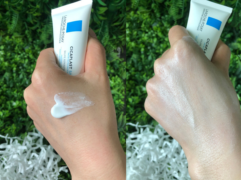 Chất kem và mùi hương của kem dưỡng ẩm la roche posay b5 review