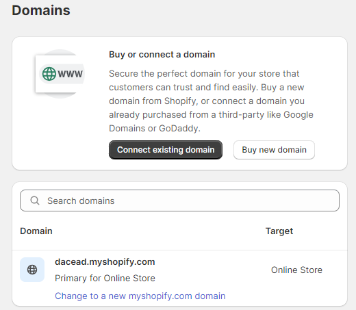 Domain Setup