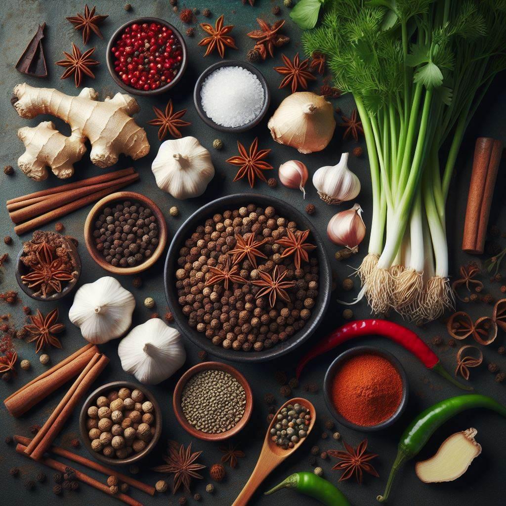 herbs and spices for chinese cooking