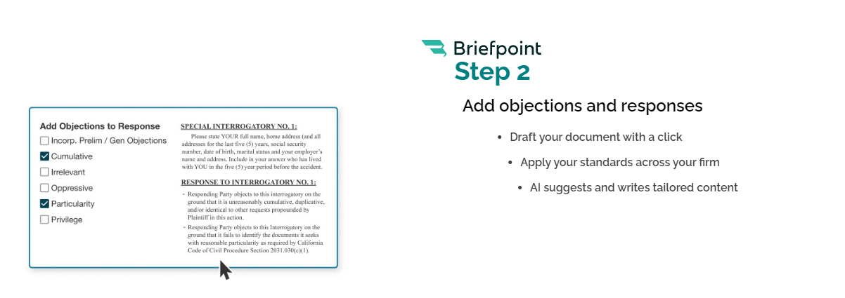 briefpoint software step 2 