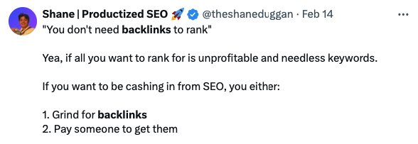 backlinks for organic traffic and rank