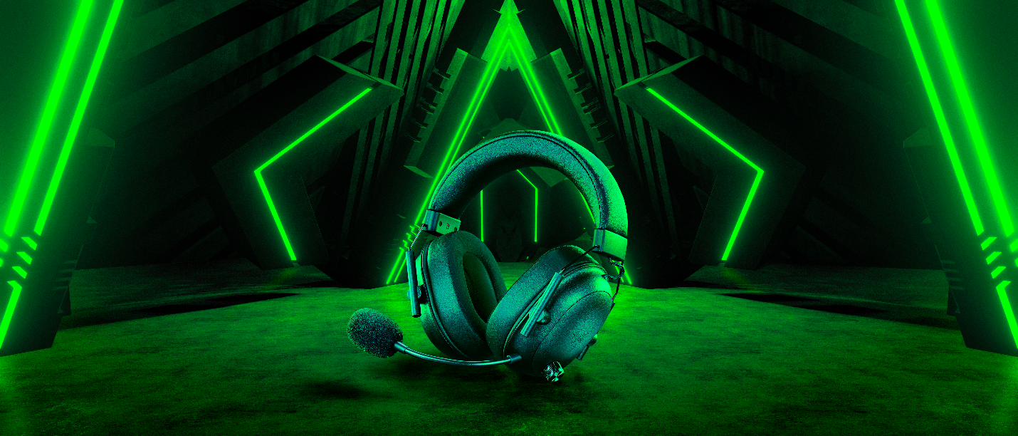 A headphones on a green background

Description automatically generated