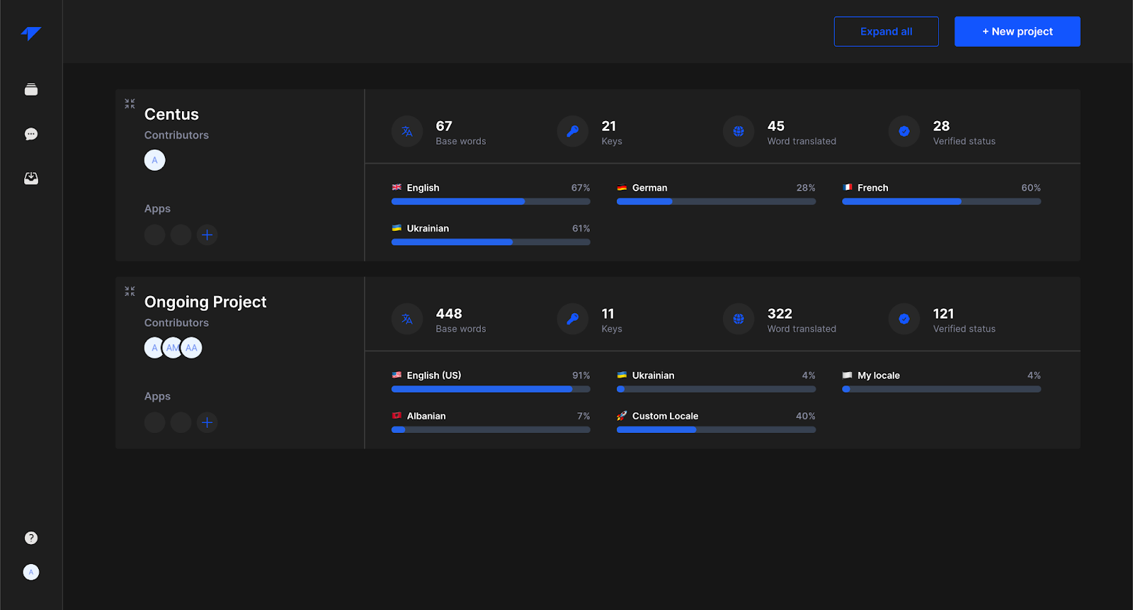 Translation Management Tools for Software Builders