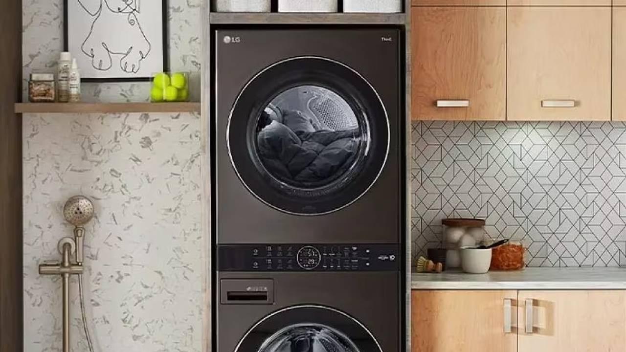LG launches AI washer dryer with fabric sensors and super quick drying time  | T3