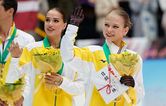 Алина Загитова и Александра Трусова