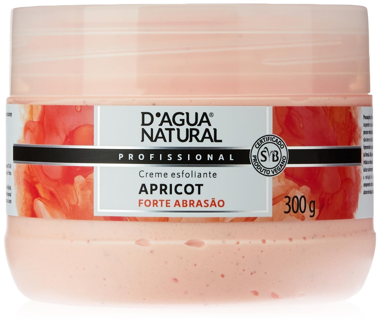 D'AGUA NATURAL Creme Esfoliante Apricot Forte Abrasão D'Agua Natural 300 G