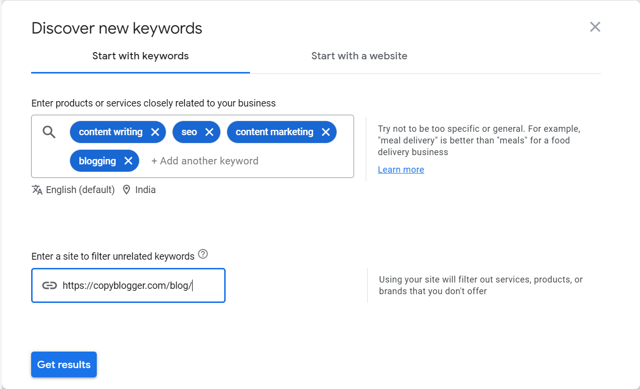How to use Google Keyword Planner to find the average traffic your niche can get.