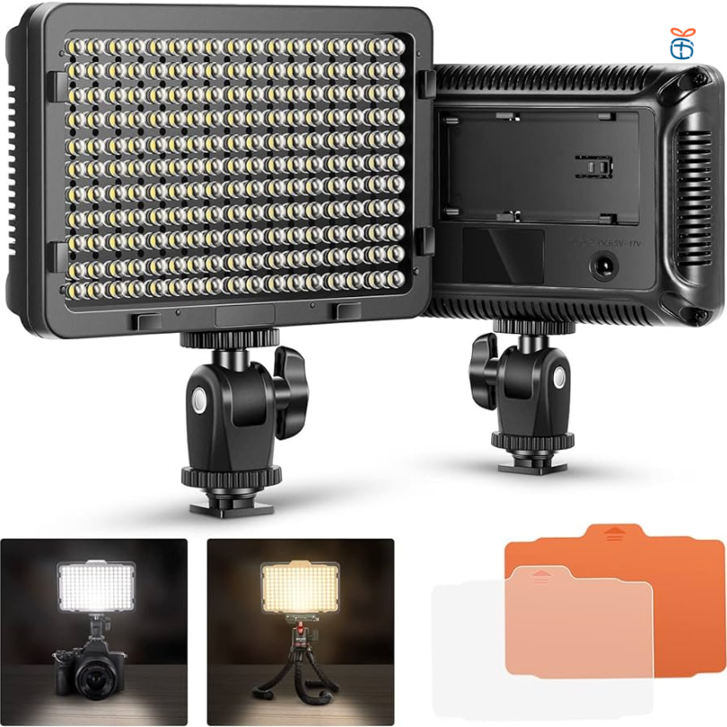 LED On Camera Video Light as a gift for bloggers