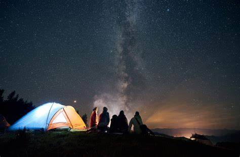 A unique experience of camping under the stars