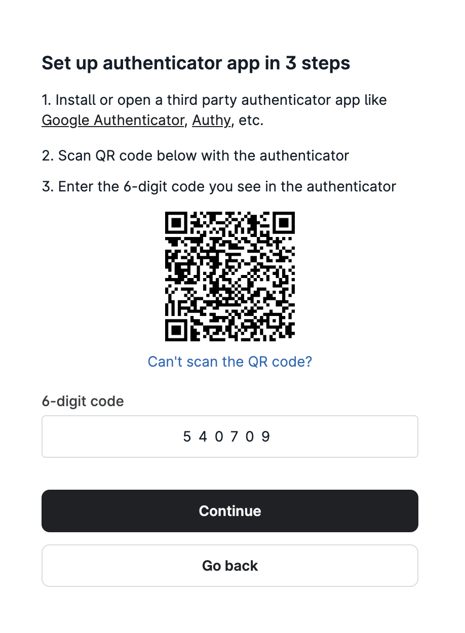 how to set up two factor authentication with google authenticator