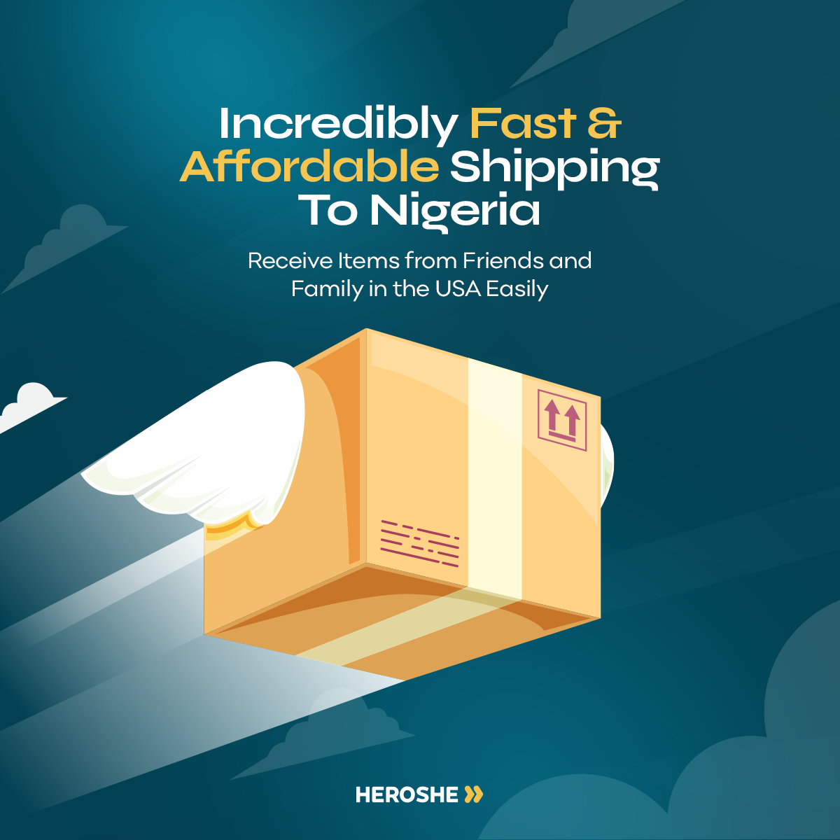 fast and affordable shipping to Nigeria from the  USA