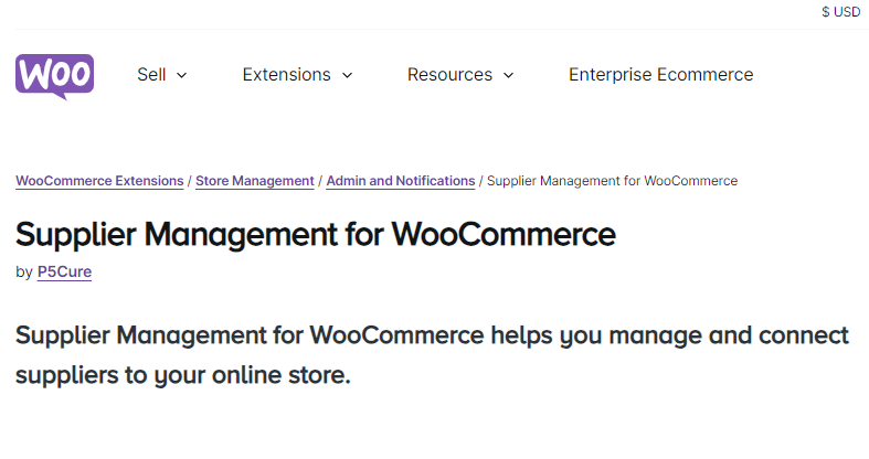 Supplier management for WooCommerce