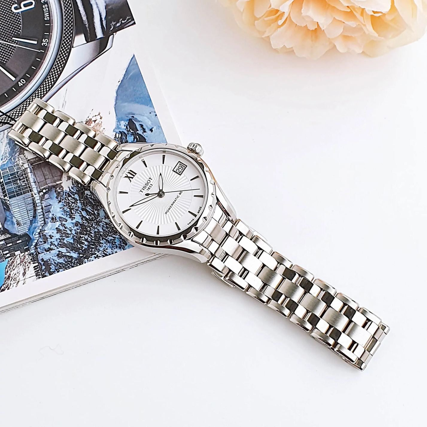Một mẫu đồng hồ Tissot T-Lady chính hãng thanh lịch