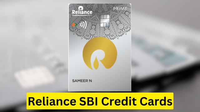 Reliance SBI Credit Cards