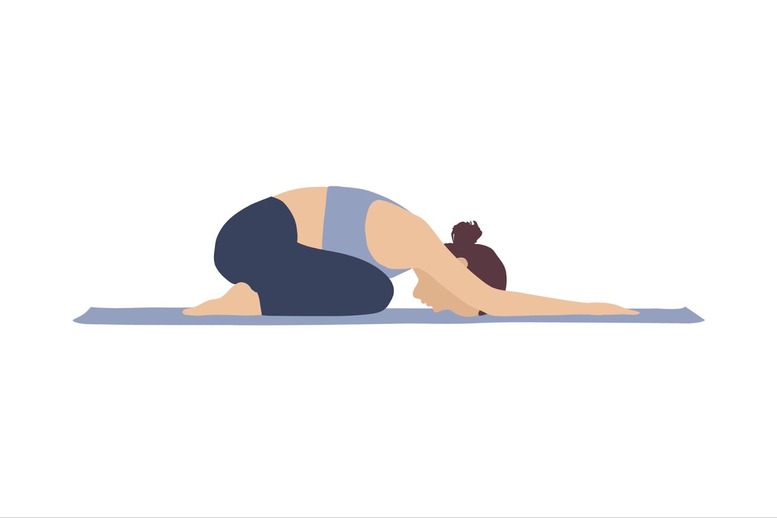 yoga poses for period cramps(Child Pose )