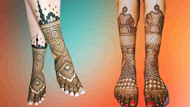 TOP 5 LEG AND FOOT MEHNDI DESIGN FOR BRIDES