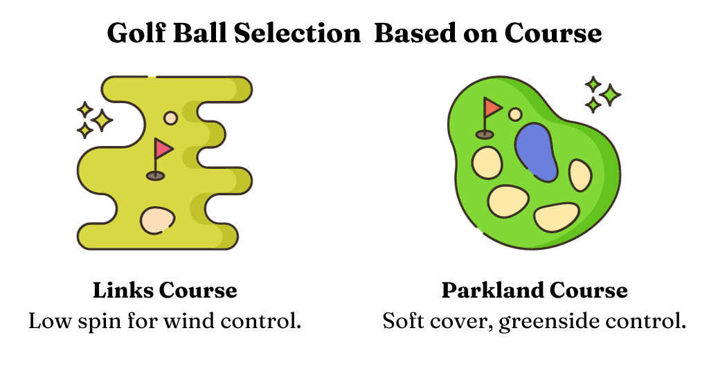 Golf Balls for Specific Courses