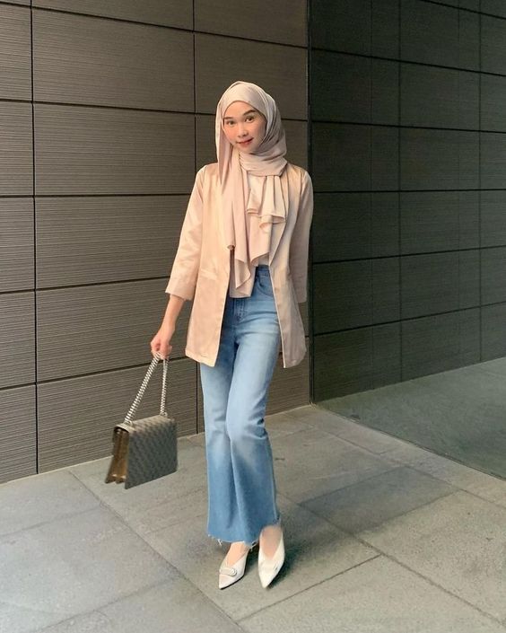 OOTD Celana Jeans Cutbray Hijab - ZALORA Thread