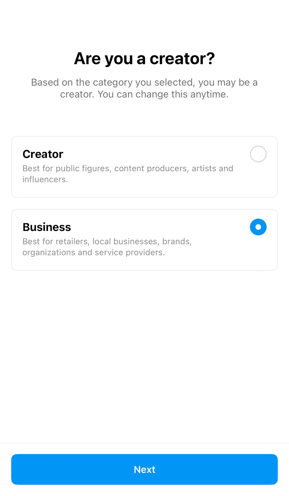 Business Category