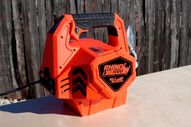 คุณสมบัติรอกไฟฟ้าแบบพกพา Mile Marker Rhino
