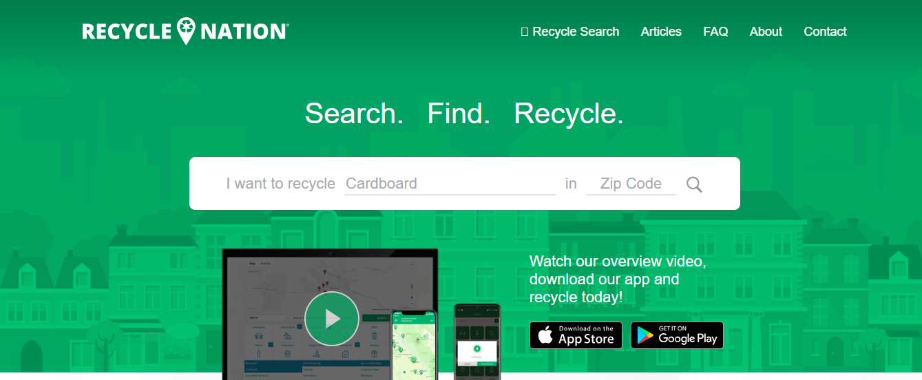 RecycleNation Waste Management App