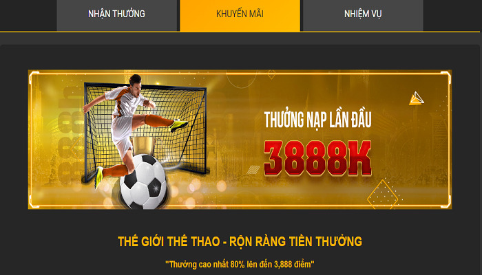 Nhà cái 888Bet có vô vàn ưu đãi, phần thưởng hấp dẫn dành cho người chơi