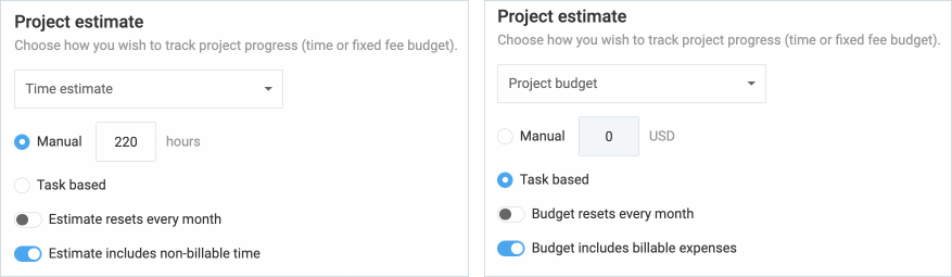 Project Management Feature with Clockify