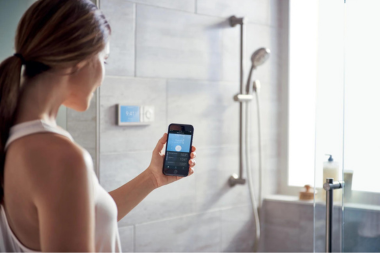 smart bathroom technology trends a thorough review shower and tub controlled by phone app custom built michigan