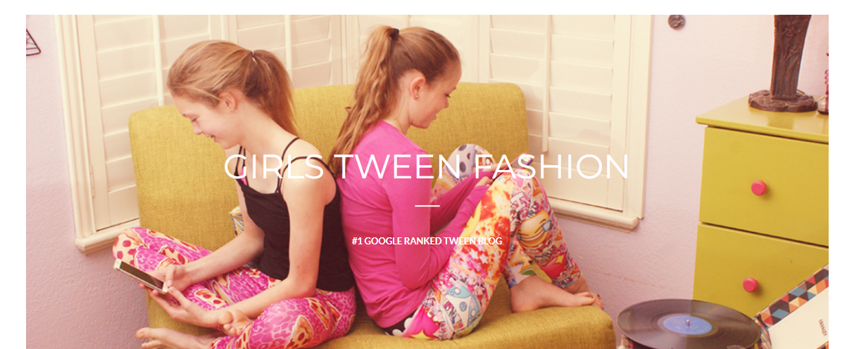 Front Page of The Blog Girls Tween Fashion