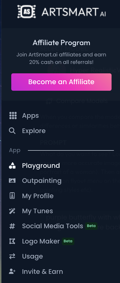 ArtSmart Sidebar