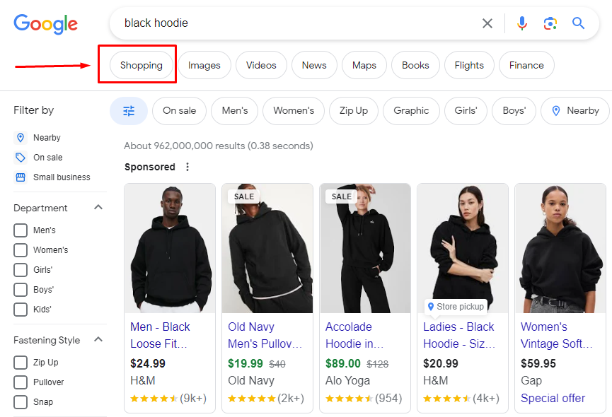 Google Shopping SEO