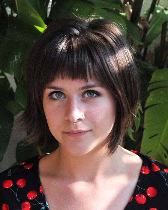 Chin Length Bob with Bangs