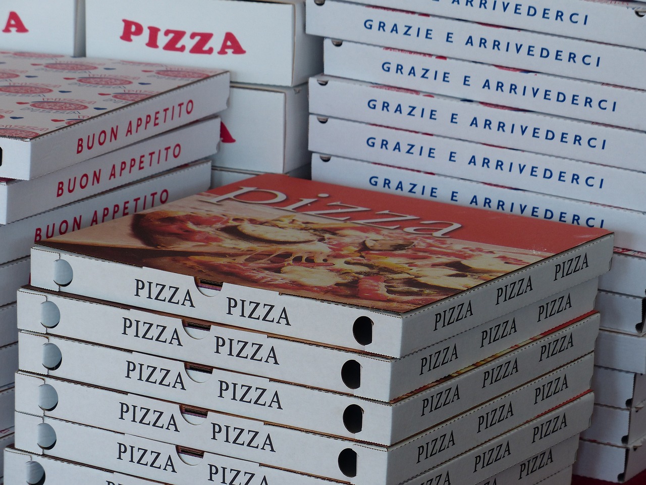 Free Pizza Boxes Nest photo and picture