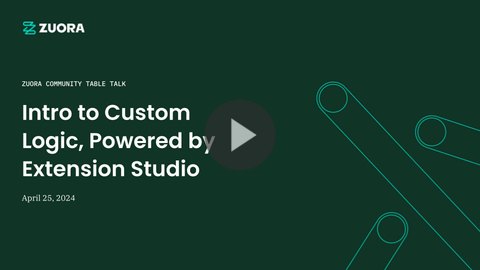 Intro to Custom Logic, Powered by Extension Studio