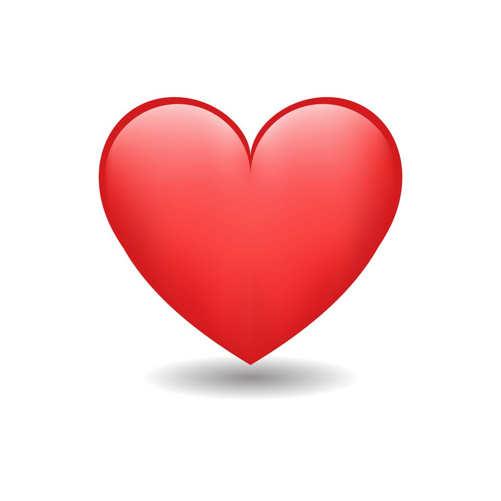 red heart love emoji