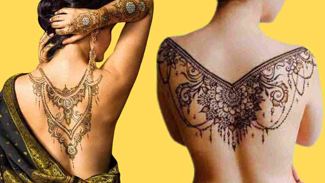 bridal full body mehndi design