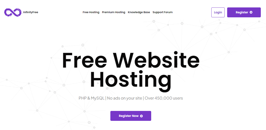 InfinityFree: 
Free website hosting for students in canada