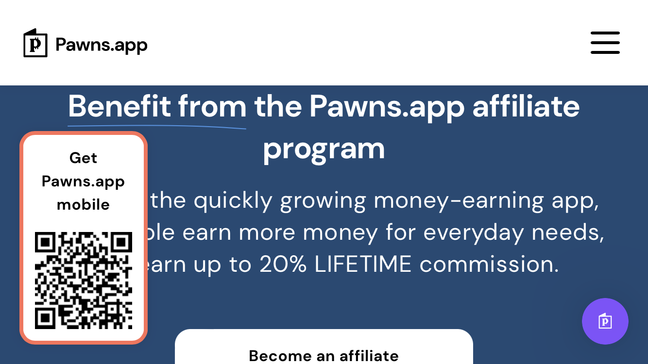 Pawns.app Affiliate Program