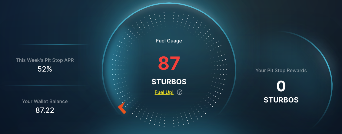 Screenshot with Turbos Grand Prix interface