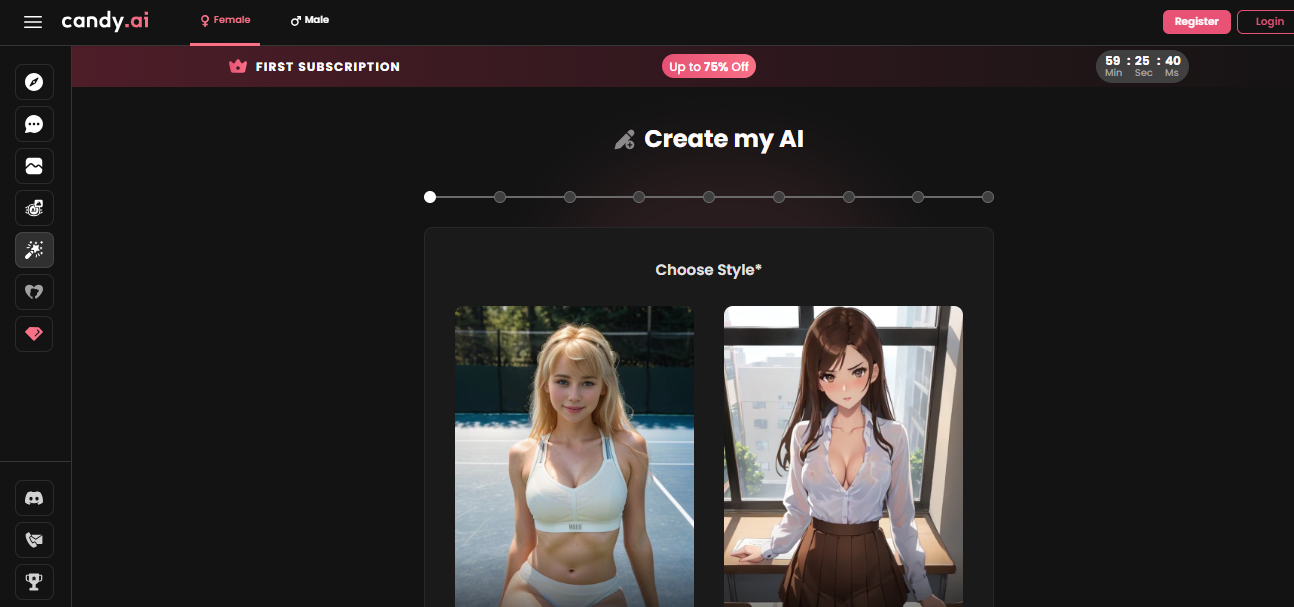 Candy AI - Create Your Own AI Deepfake Nude Girlfriend