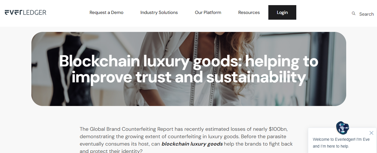 Everledger: Securing Luxury Goods and Provenance