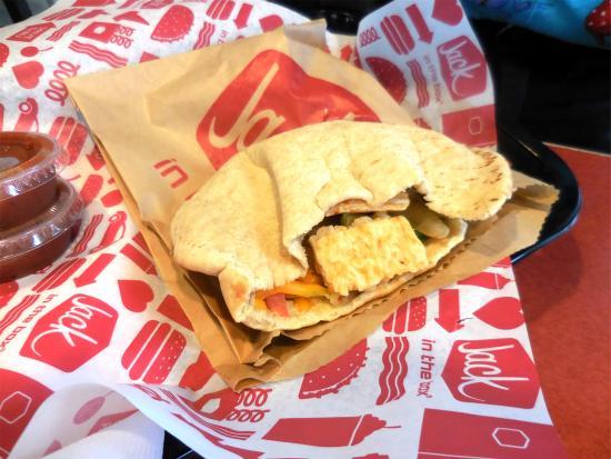 Chicken Fajita Pita - Picture of Jack in the Box, Tustin ...