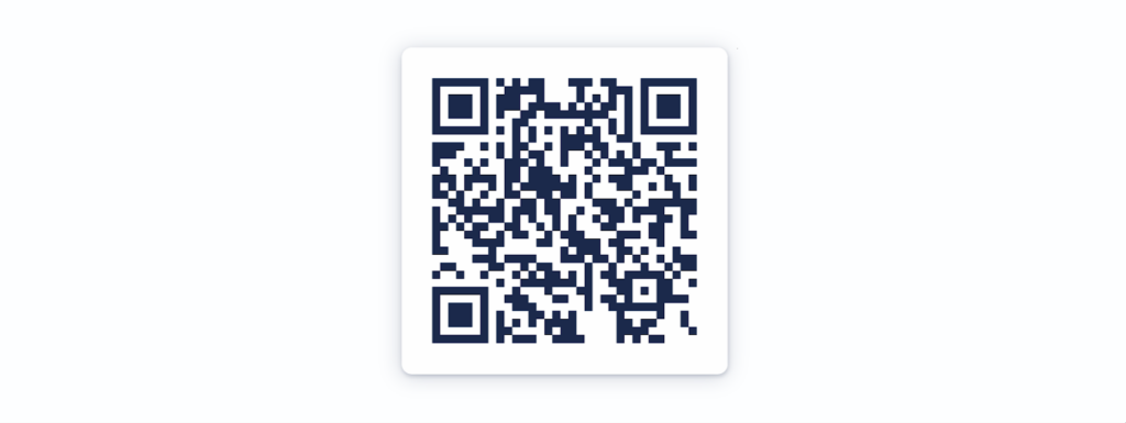 A regular QR Code that contains a normal amount of data
